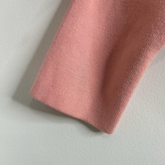 VVB Victoria Beckham Sweater Womens Medium Colorblock Turtleneck Pullover Boxy - Picture 3 of 11